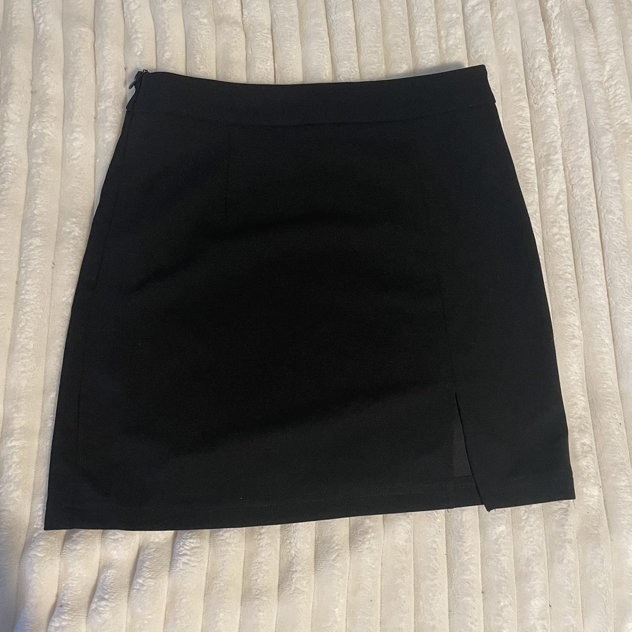 Cute Black mini skirt- wore it once to a party and... - Depop