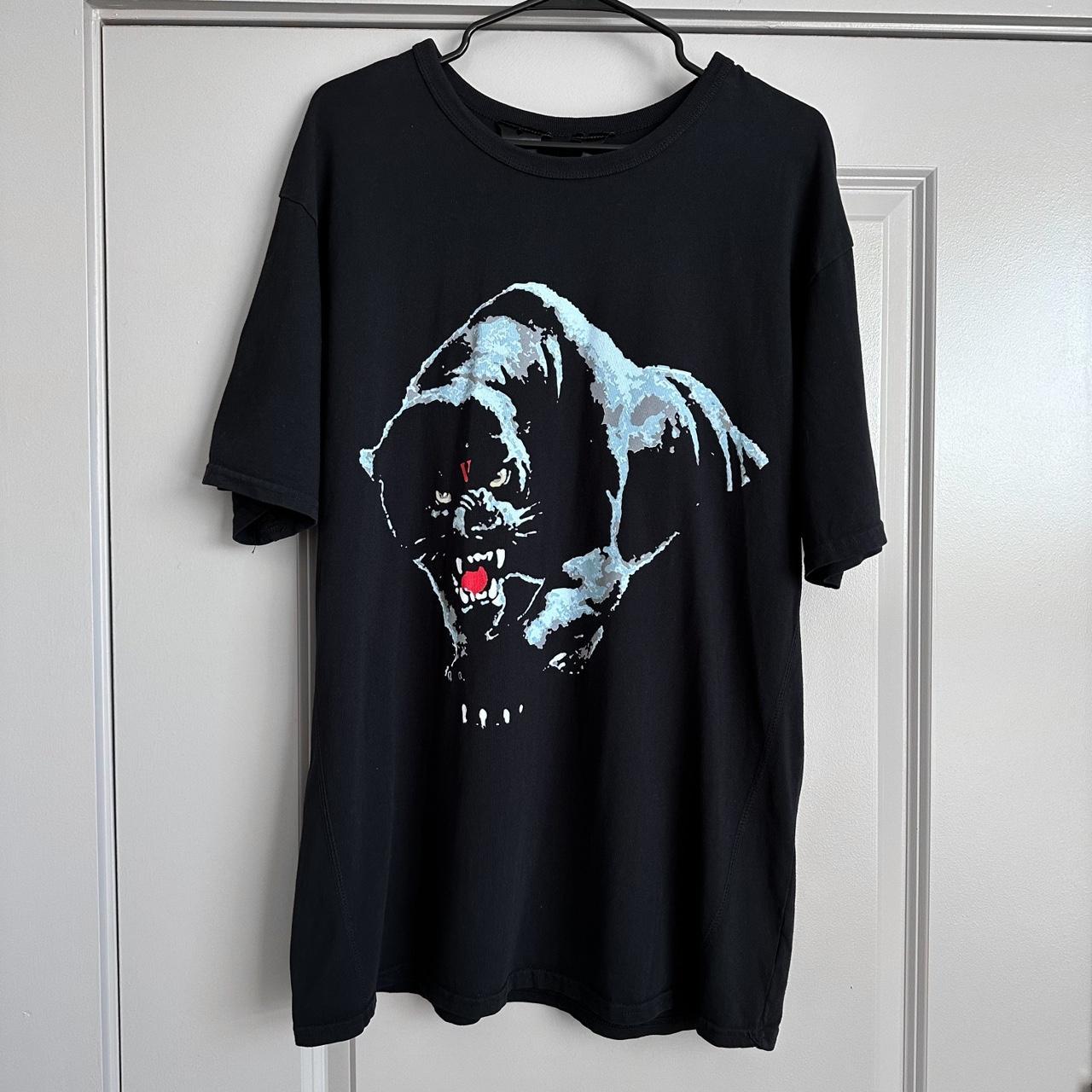 Vlone high quality Black V Panther T-shirt