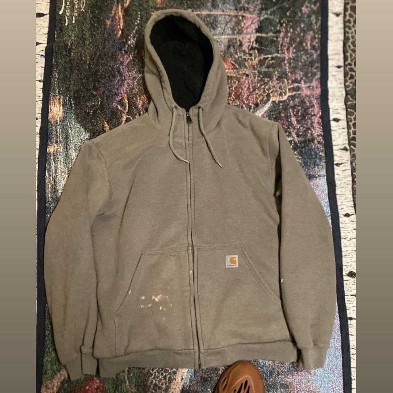 Vintage carhartt sweater beautiful fade with... Depop