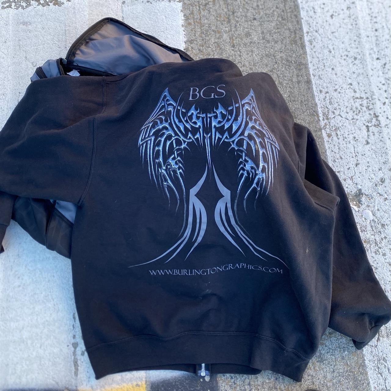Affliction zip up -nice daily essential no rips... - Depop