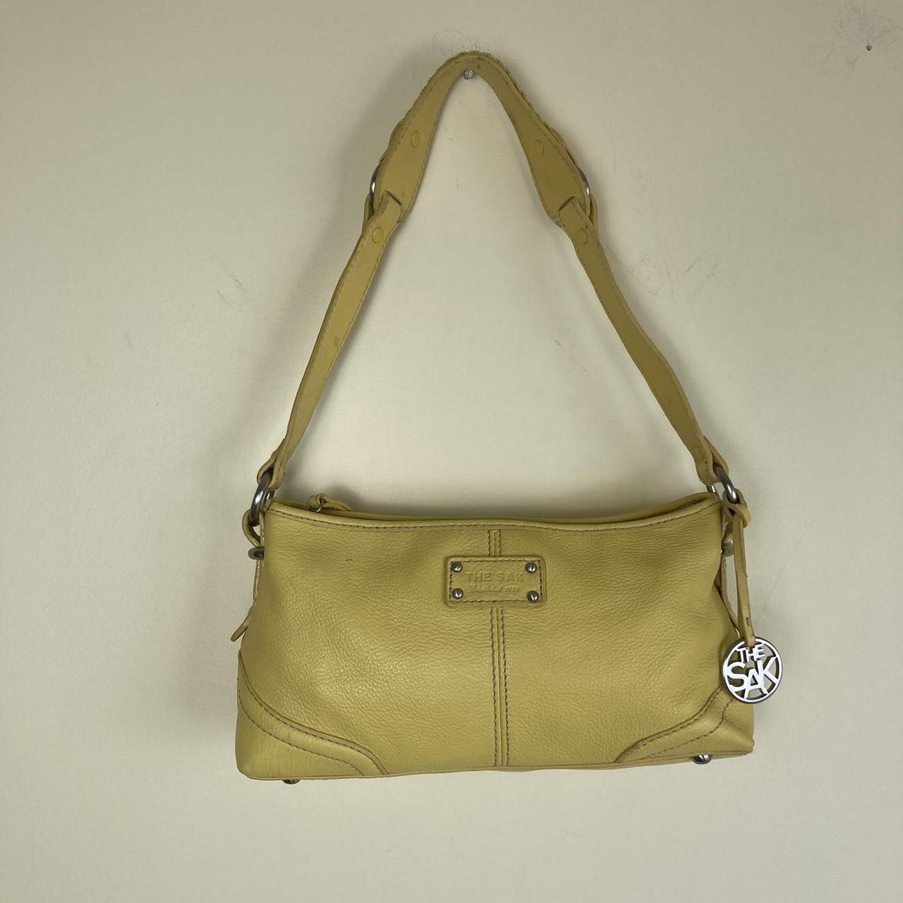 Yellow cheap sak purse