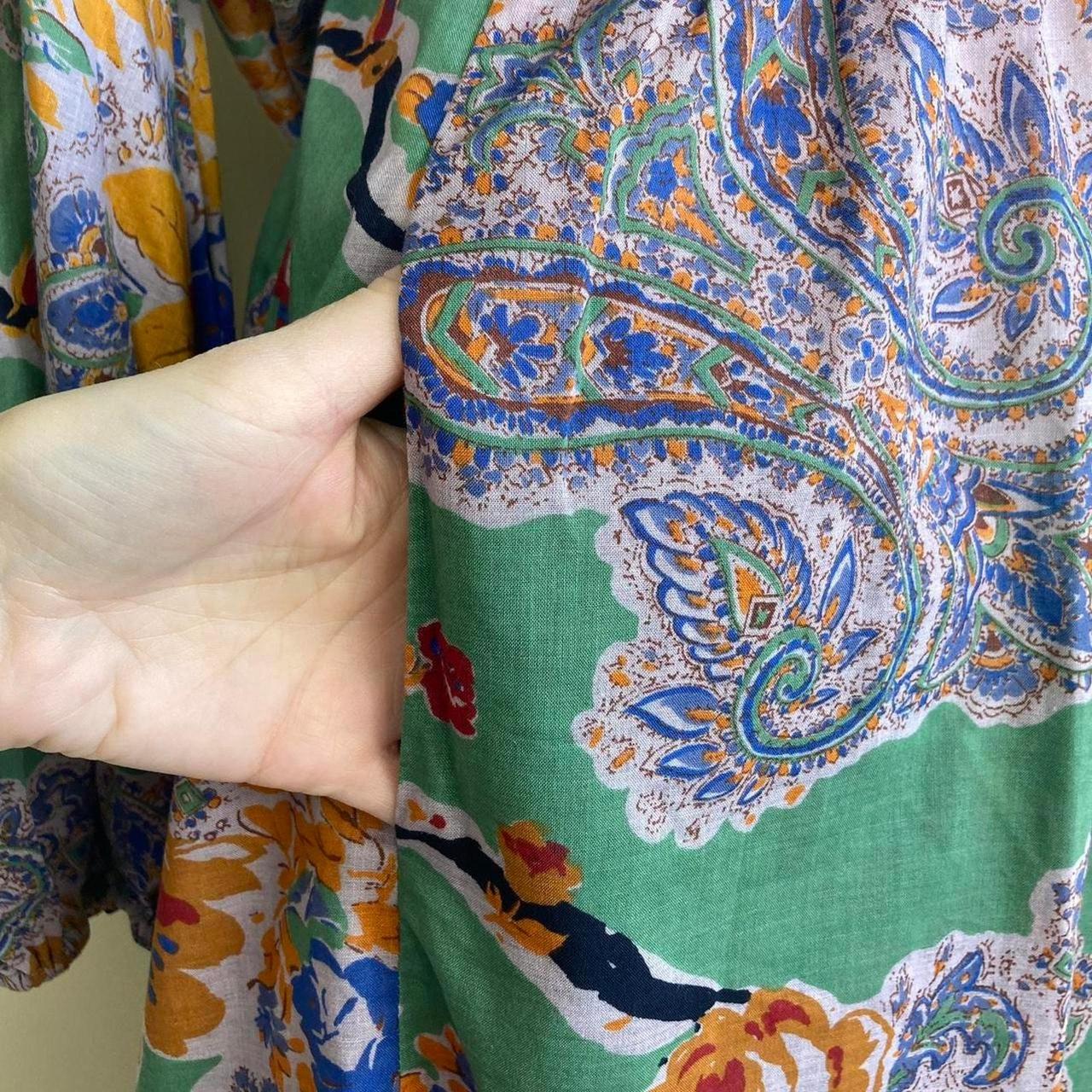 Albert Nipon Women's A-line Dress - Green/Multi -… - image 8