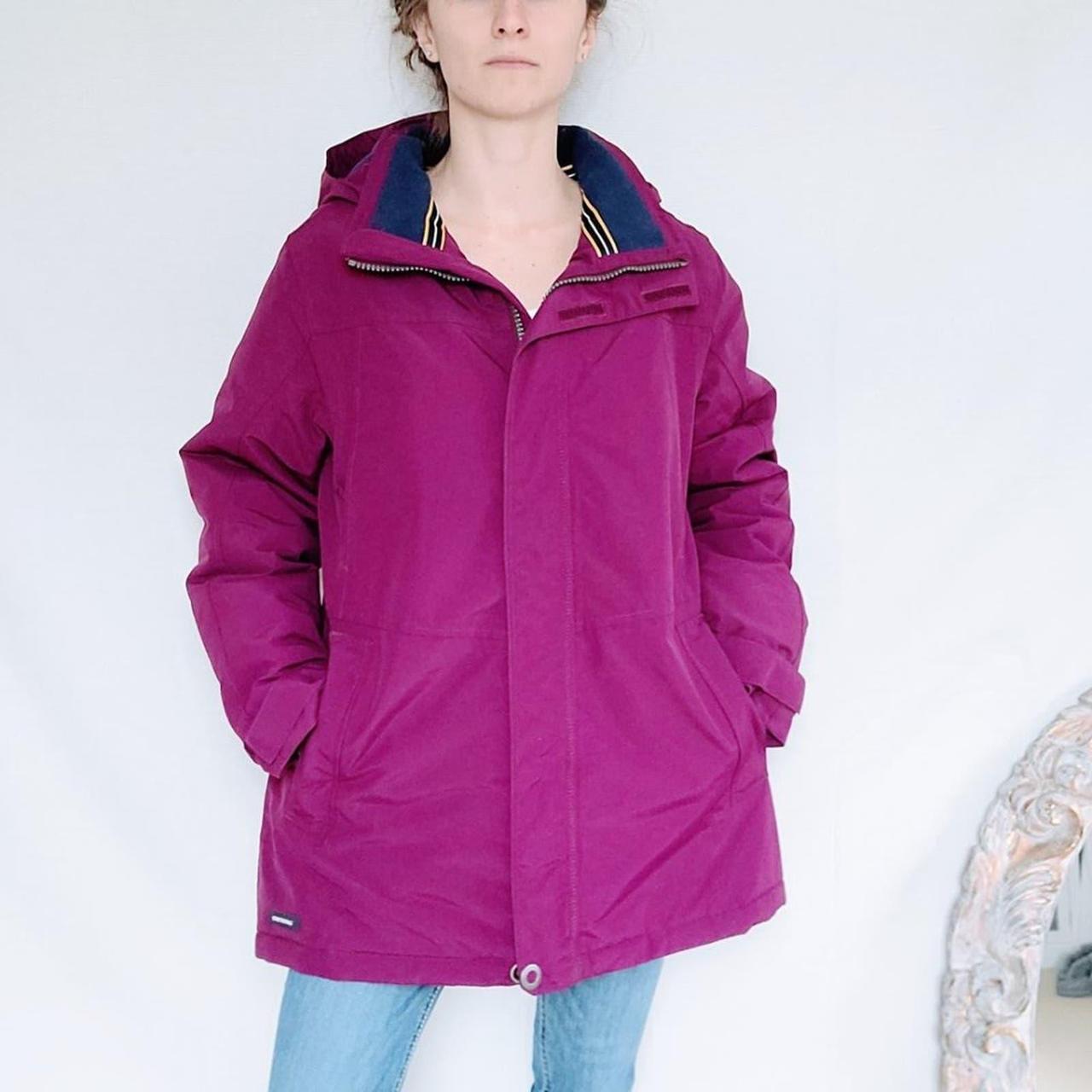 Lands end purple coat best sale