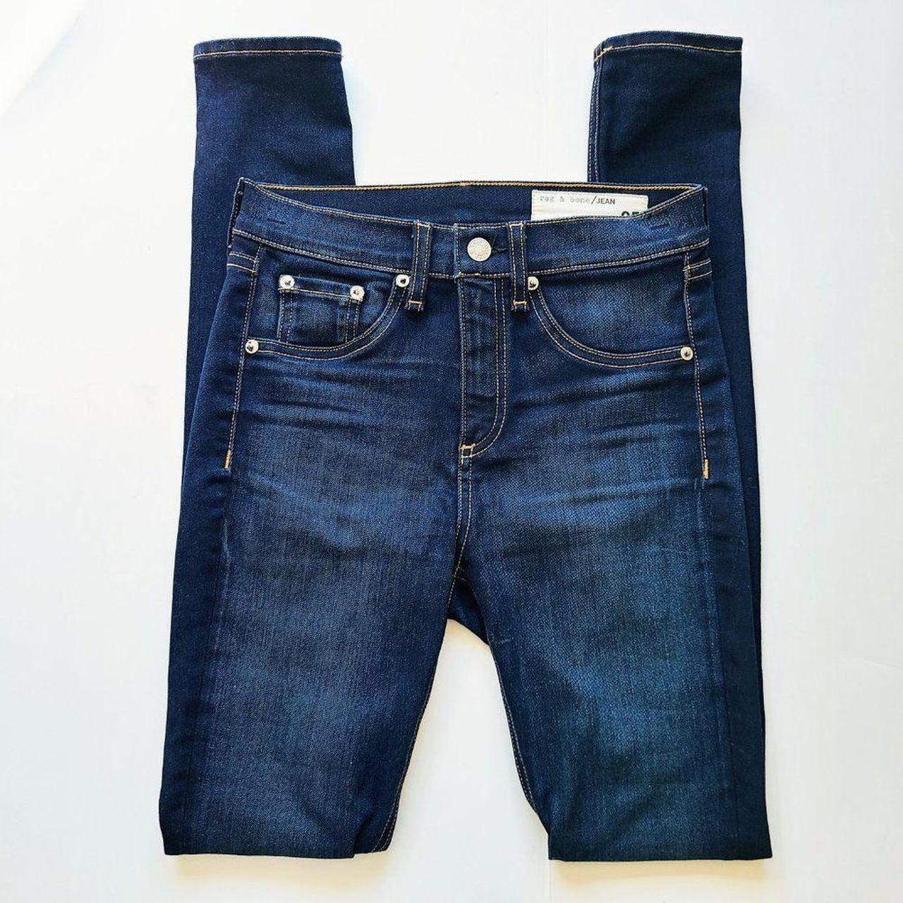 Rag Bone High-Rise Skinny Jeans in Bedford Depop