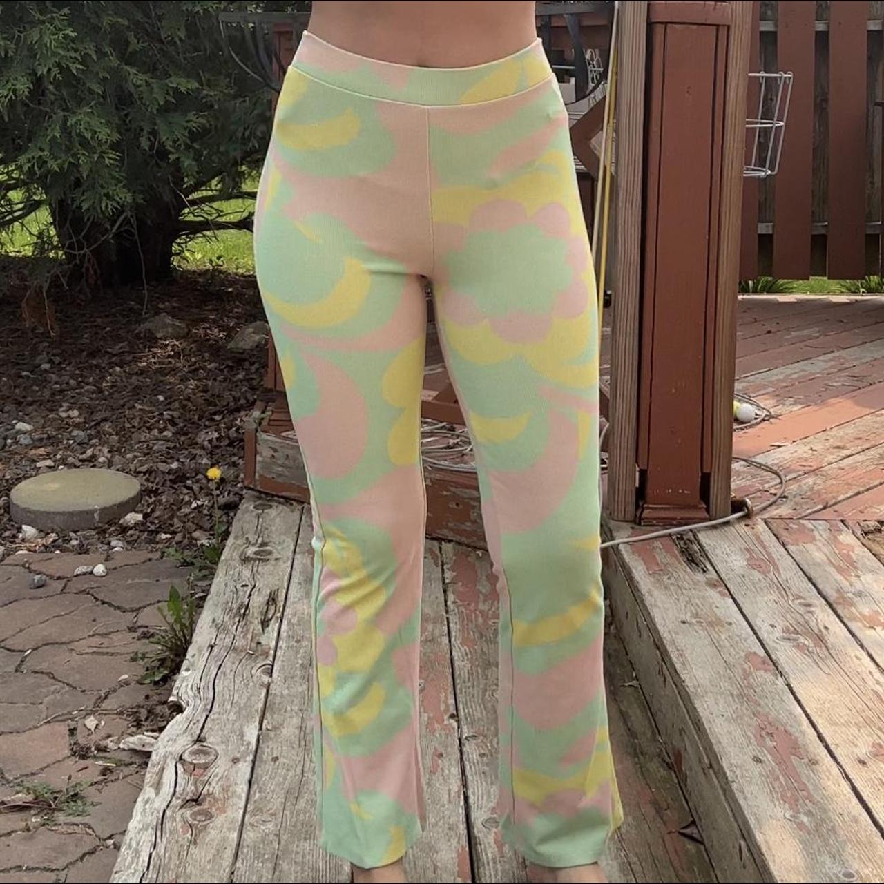 Rainbow Moon Hot Pant by teeki - womens yoga leggings bottoms