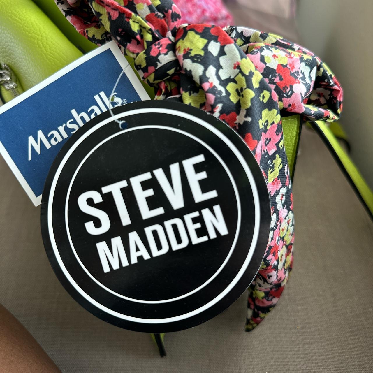 Steve Madden blue crossbody bag with scarf - Depop