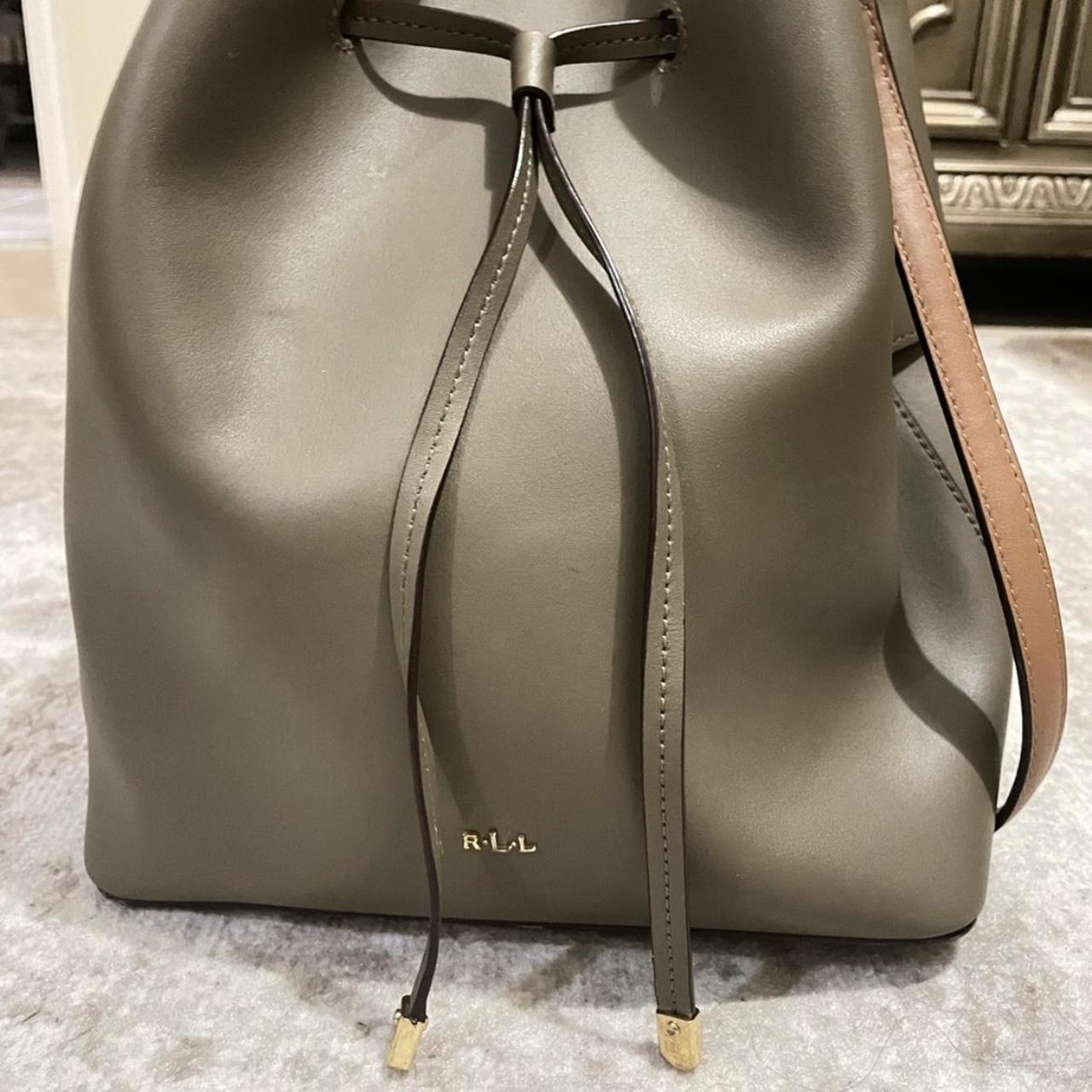 Ralph lauren taupe discount bag