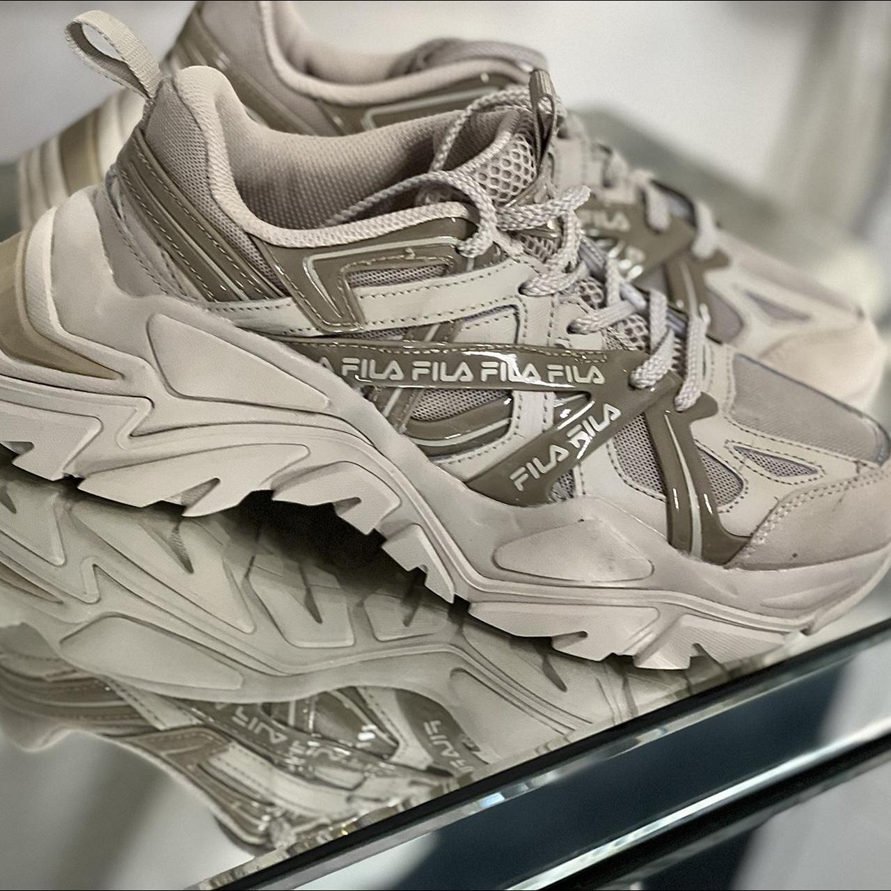 chunky fila trainers