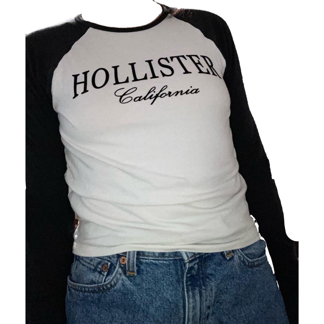 Hollister raglan t outlet shirt