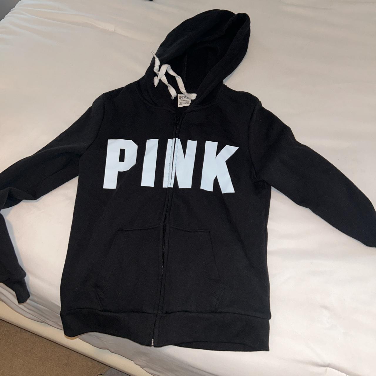 Xs Victorias Secret Pink jacket. Only worn twice - Depop