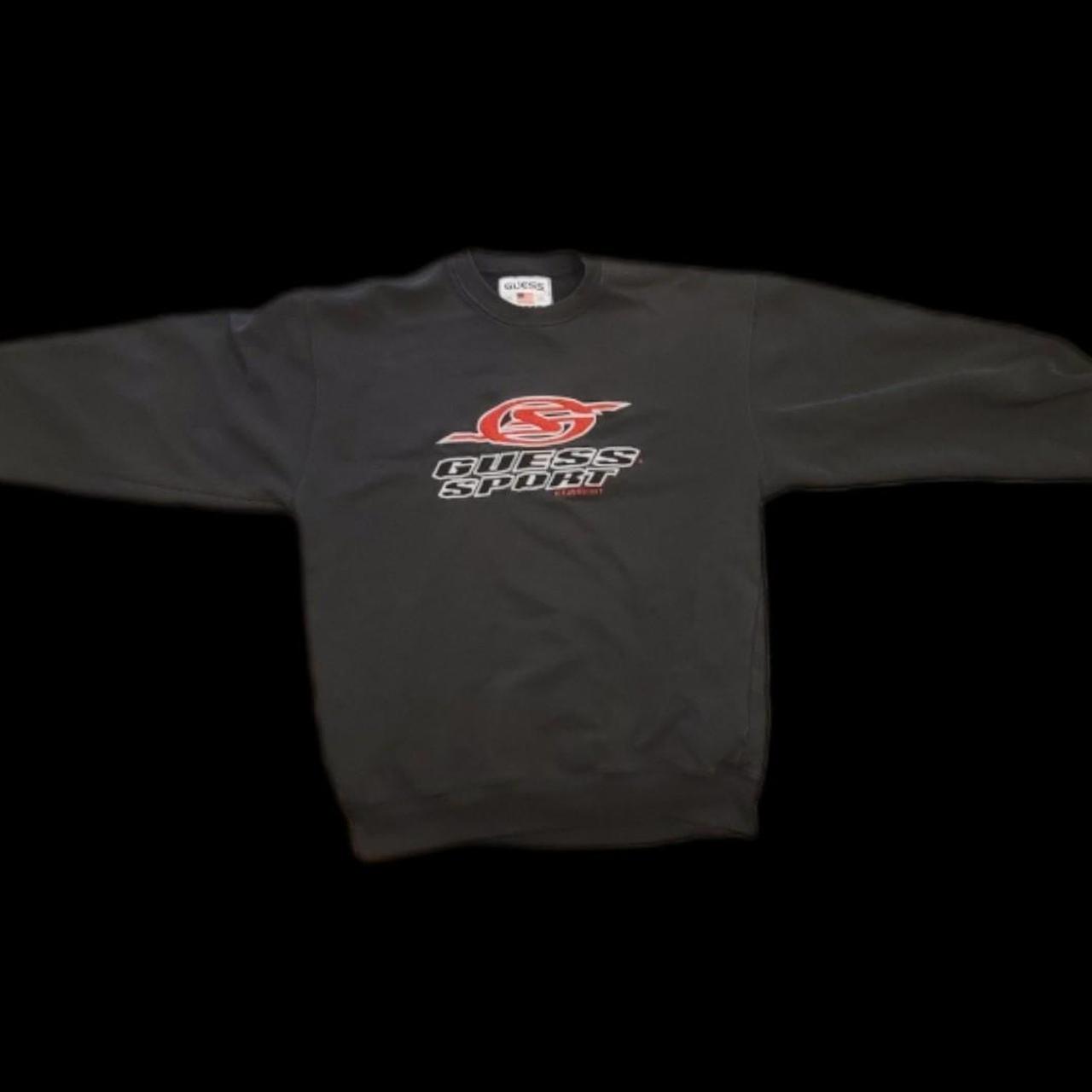Pre-owned women's Guess foil-logo sweatshirt nice - Depop