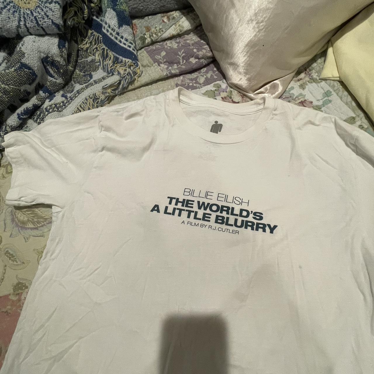 Billie Eilish “the worlds a little blurry”... - Depop