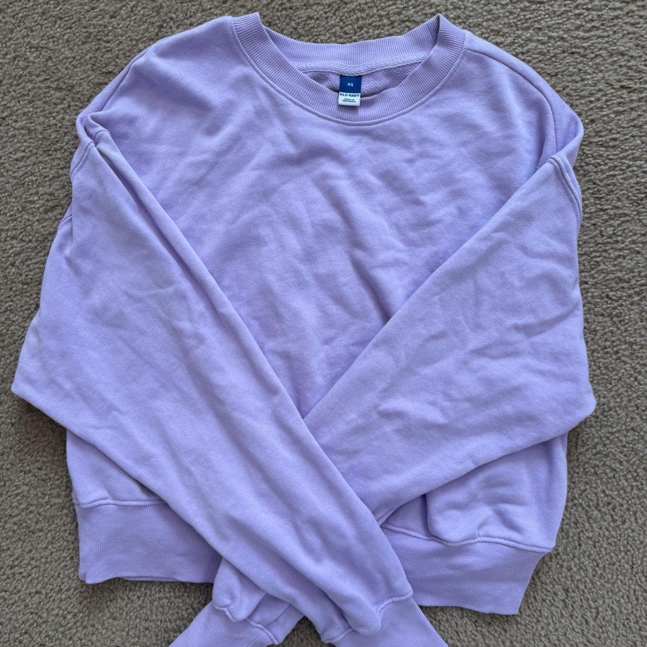 Old Navy Women's Sweatshirt Purple XS – Old Navy Crew-Neck