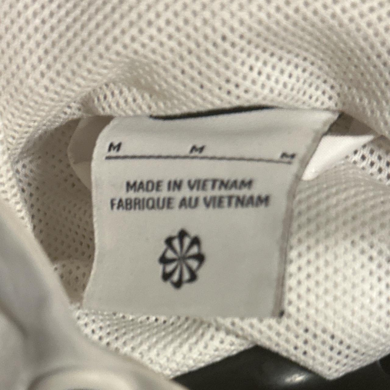 Medium grey and white Nike jacket, worn once Depop