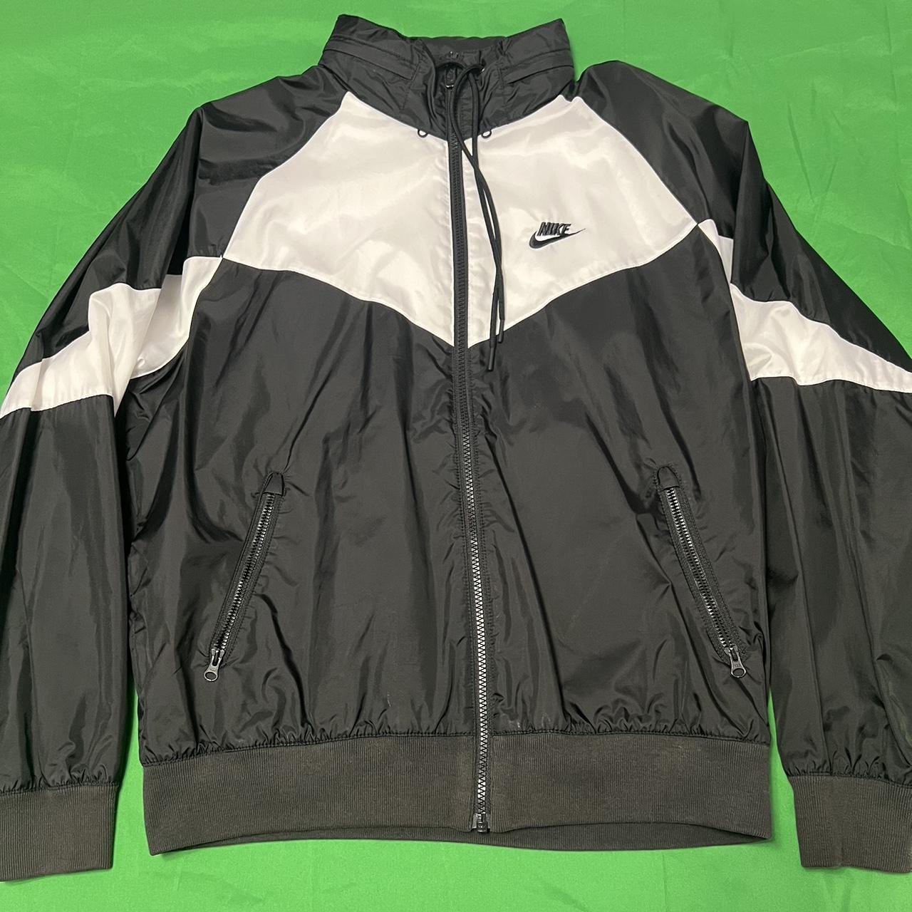 Nike wind breaker jacket Size: Medium Has a hood... - Depop