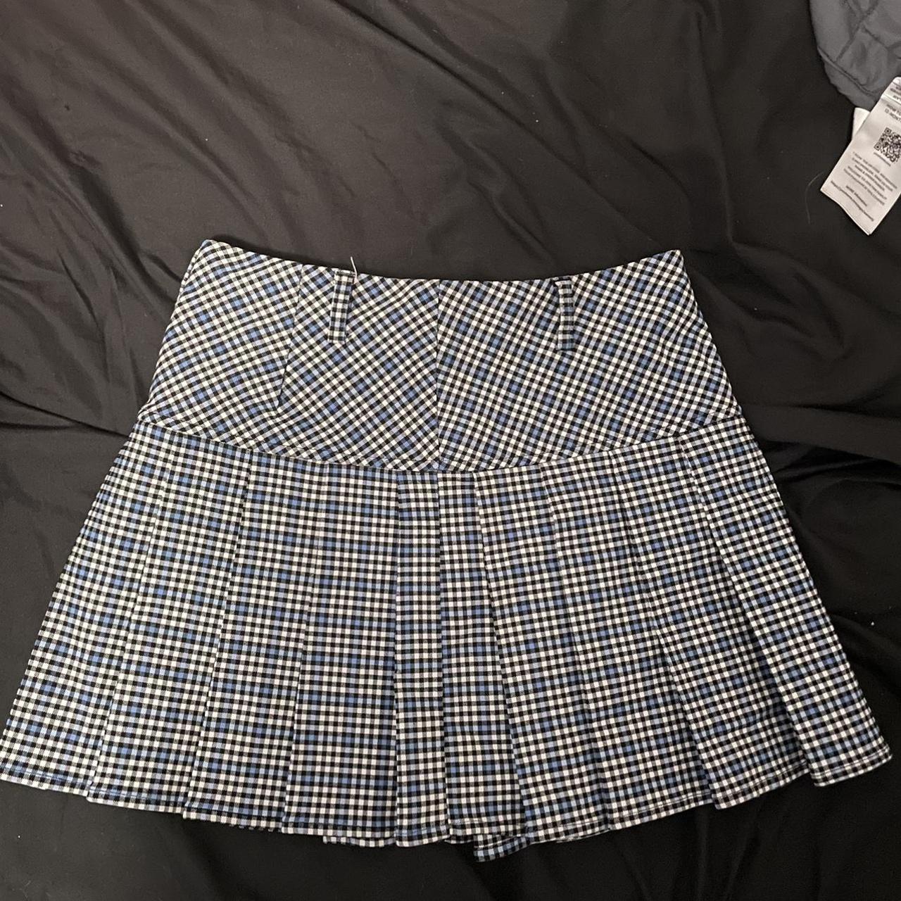Y2K plaid mini skirt - Depop