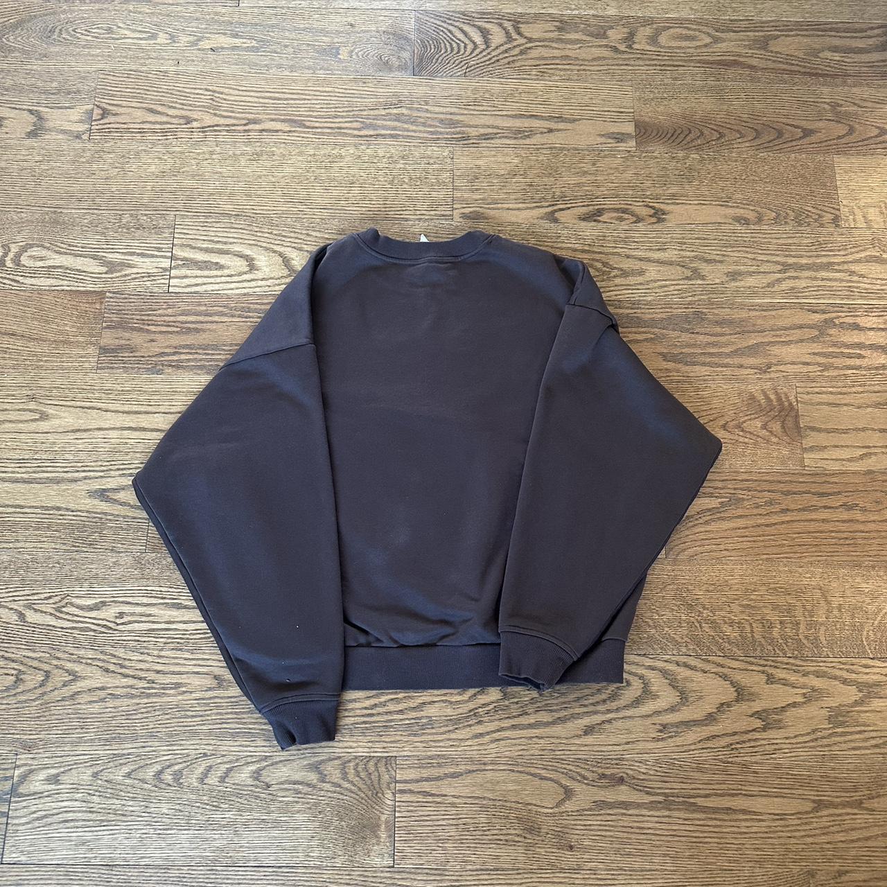 Alo Accolade Crew Neck Pullover - Espresso, Size L,... - Depop