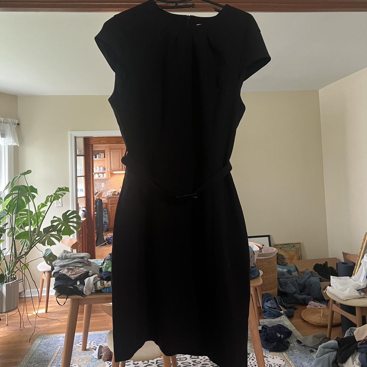 H&m black clearance work dress