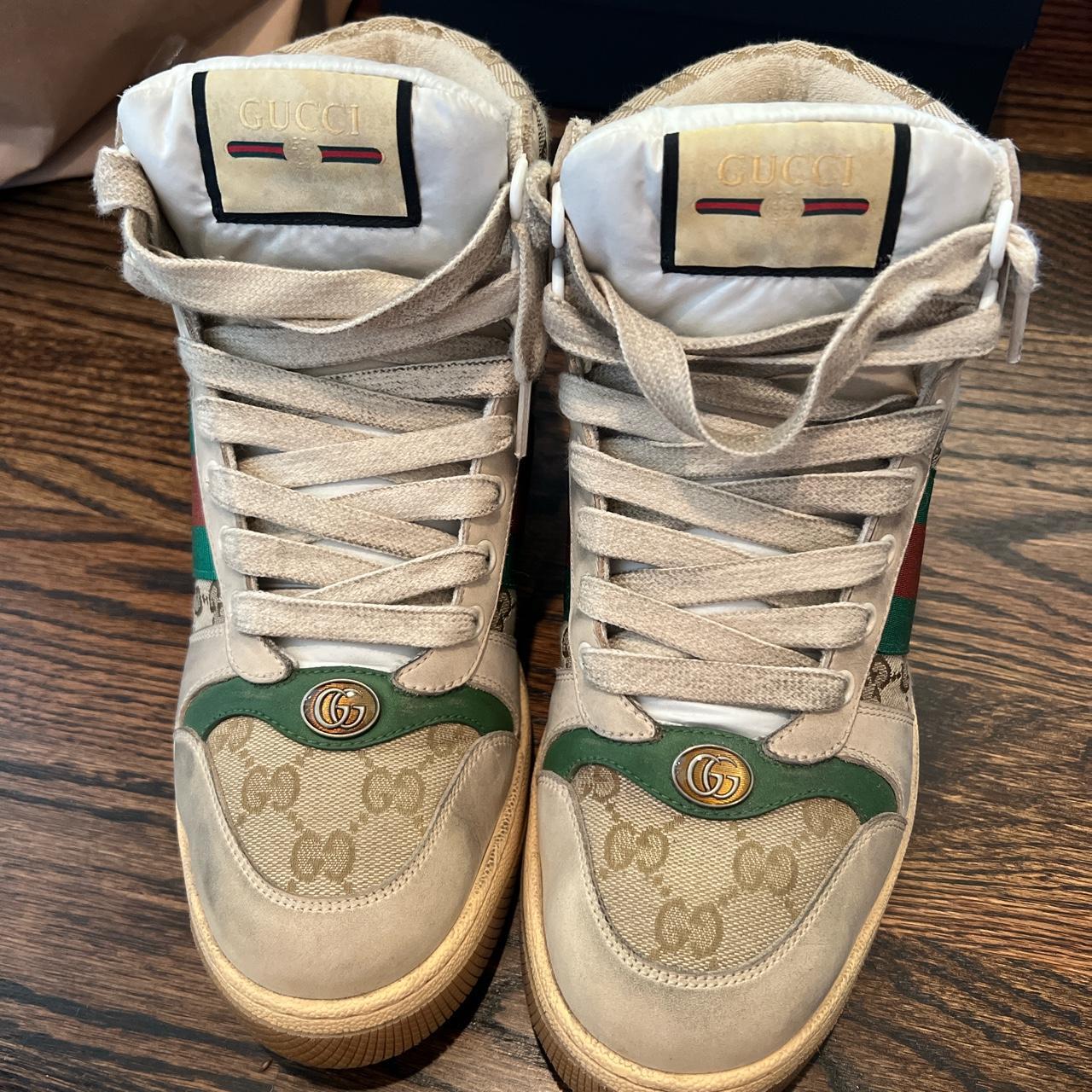 mens black gucci high tops