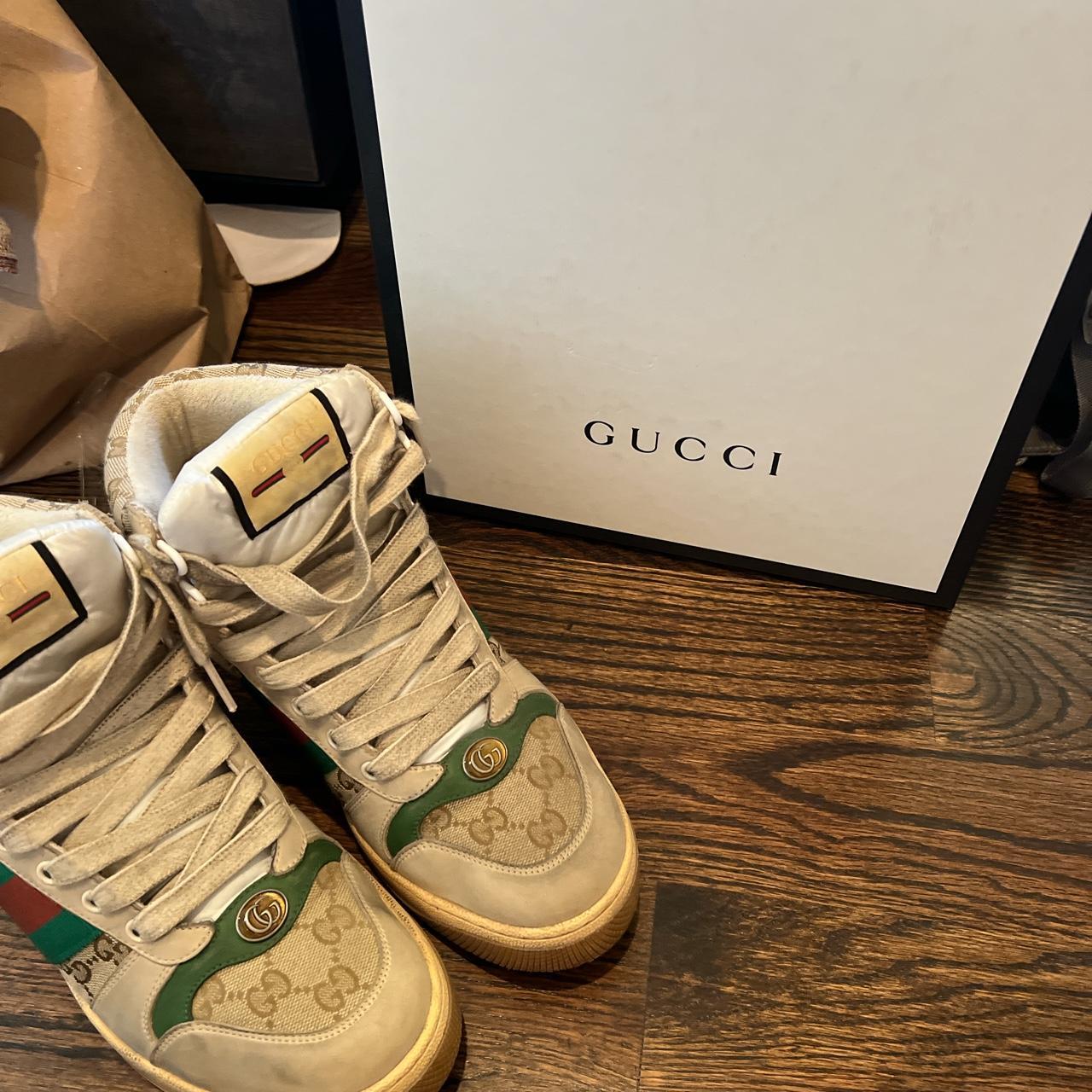 mens black gucci high tops