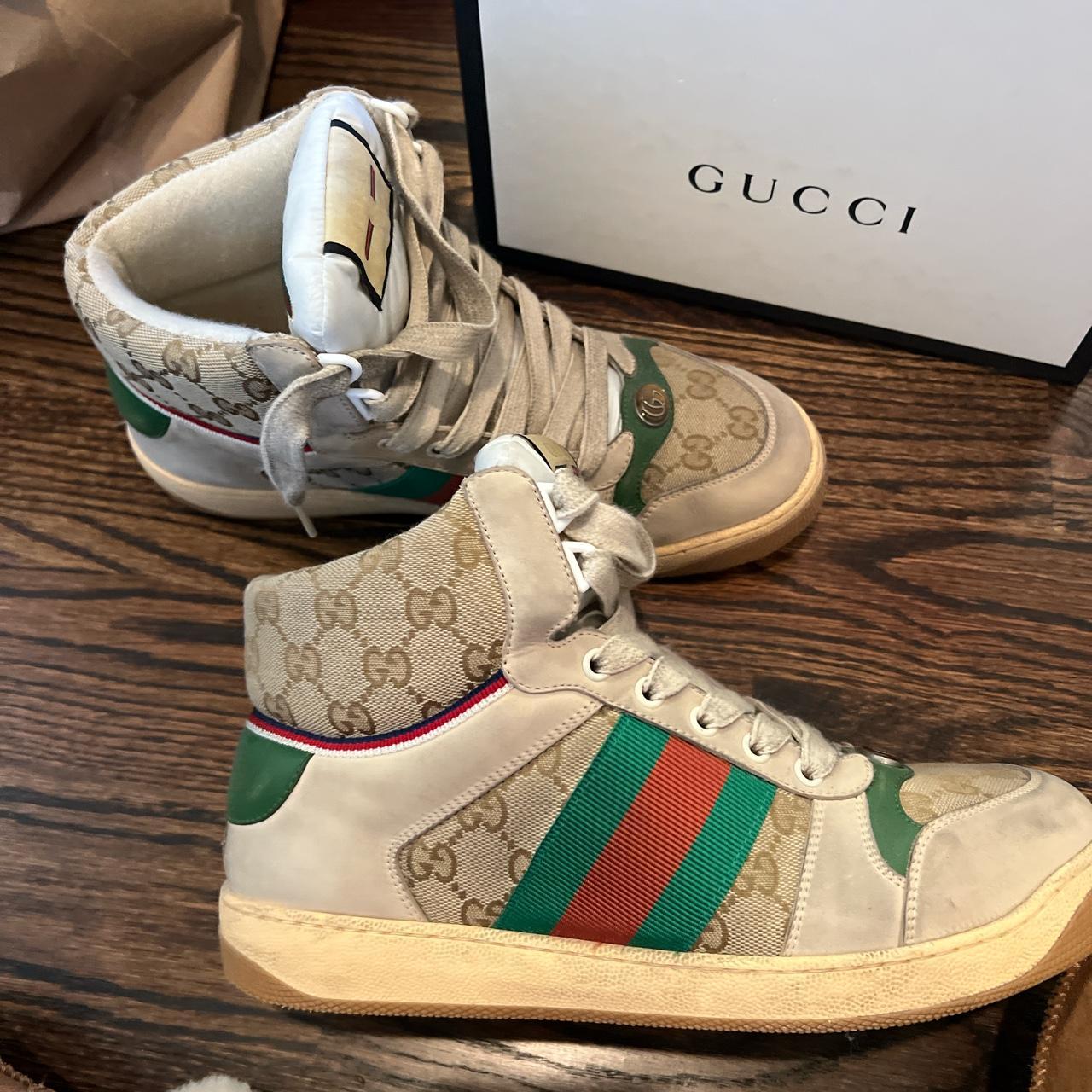 mens black gucci high tops
