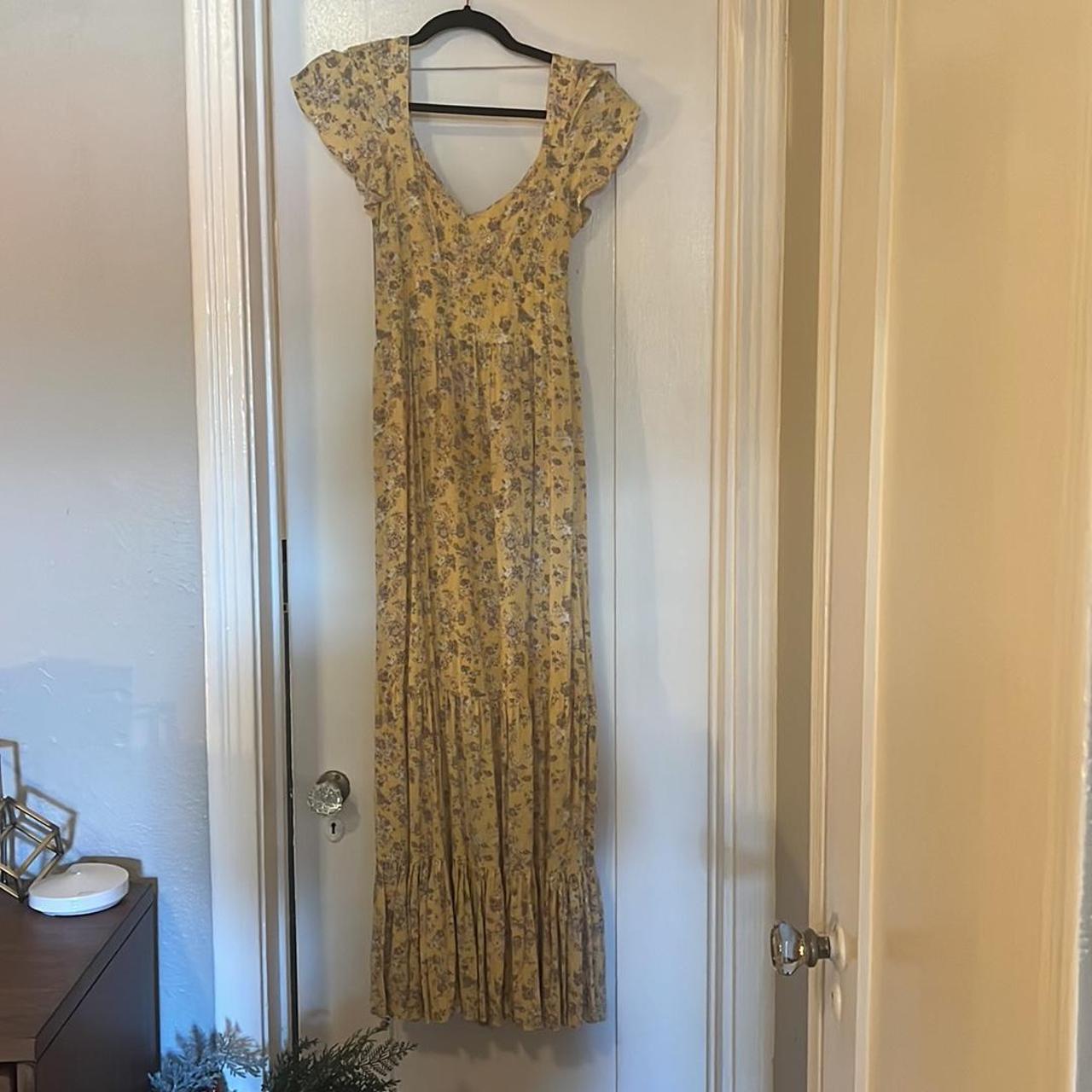 Auguste the Label Yellow Midi Dress. Like new. Size... - Depop