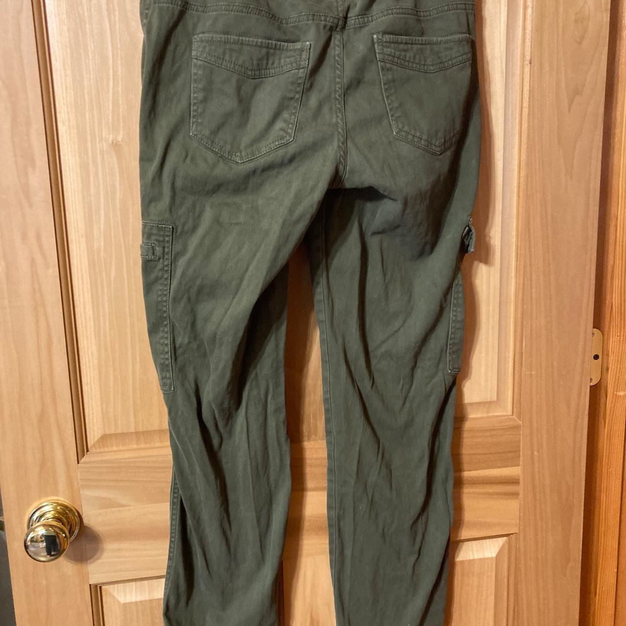 Sonoma Life + Style Tan Mid Rise Straight Leg Pants - Depop