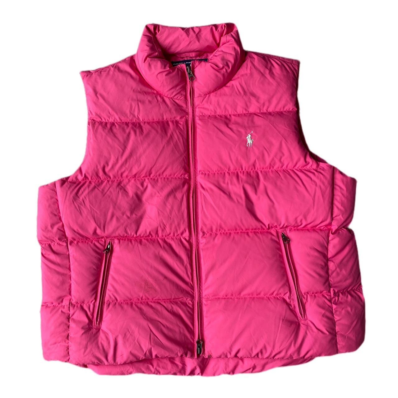 Hot Pink Polo Ralph Lauren Puffer Vest Size