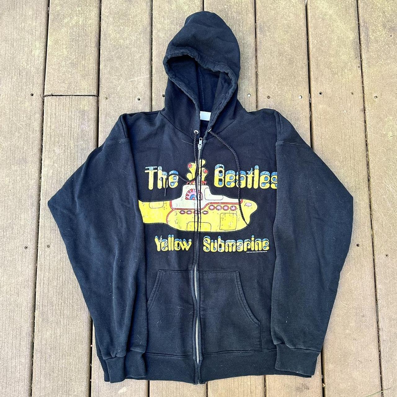 The Beatles yellow submarine zip-up hoodie...