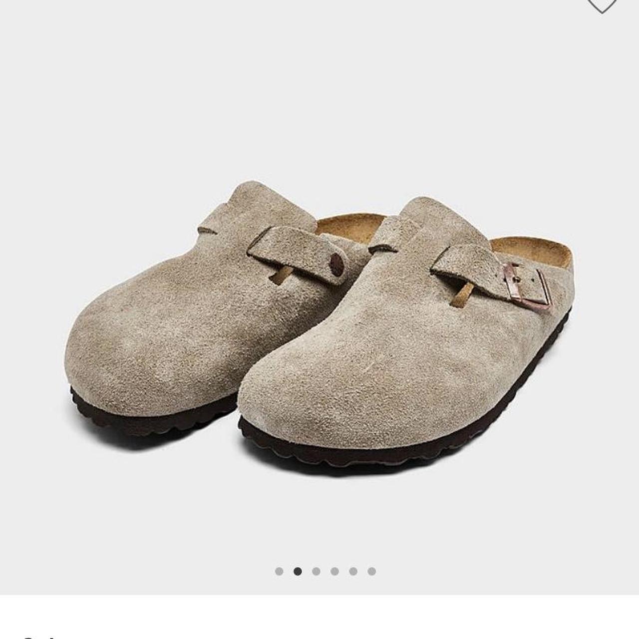 Birkenstock Boston Clogs Taupe Size EU 37 Brand new... - Depop