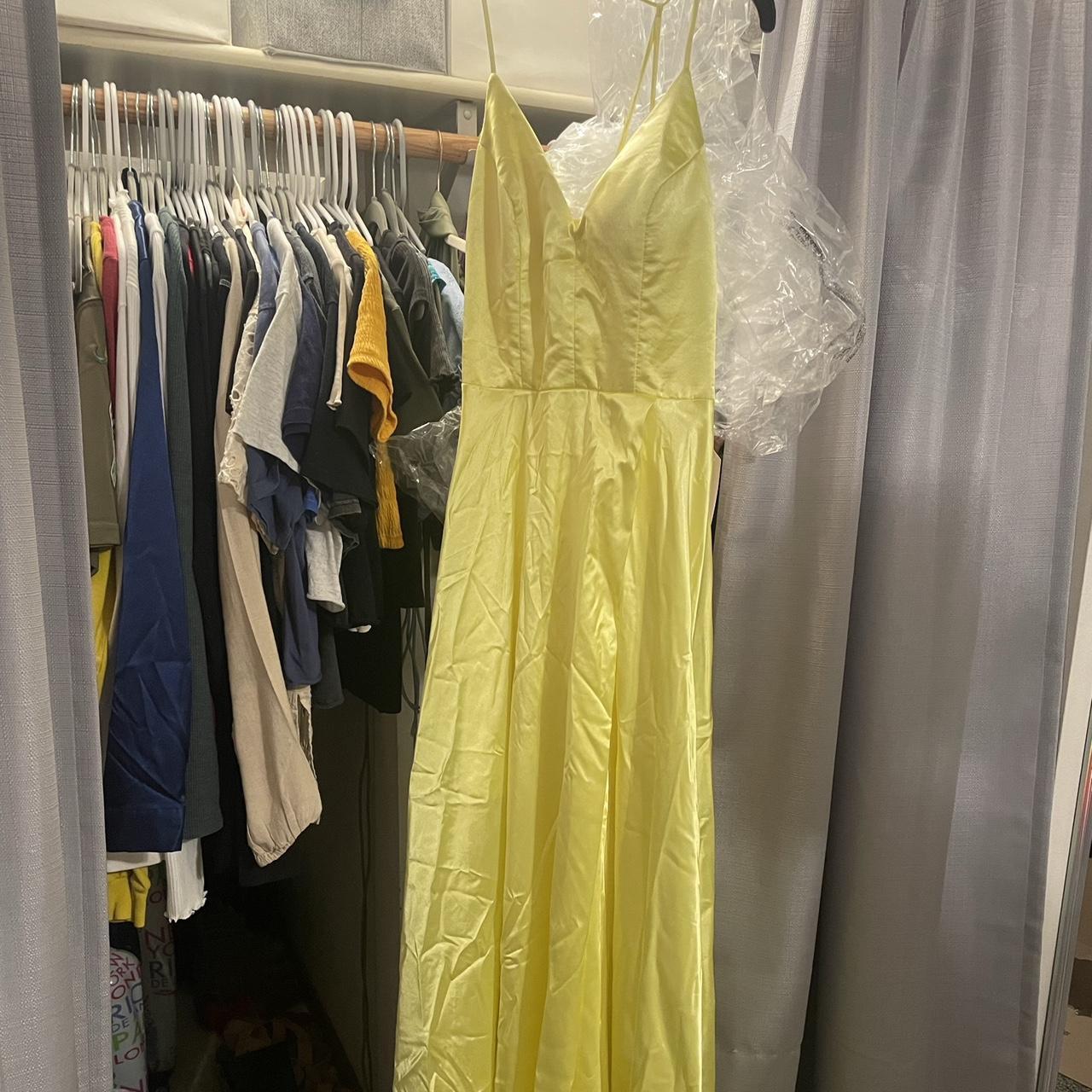 Promgirl hotsell yellow dress