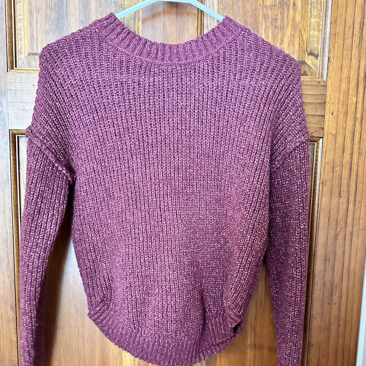 Maroon sweater from kohls (color more accurate to... - Depop