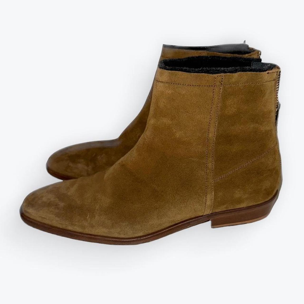 靴 ZADIG & VOLTAIRE ZIP UP SUEDE BOOTS Zip chelsea boot by Zadig and Voltaire. Size 43 IT | Depop