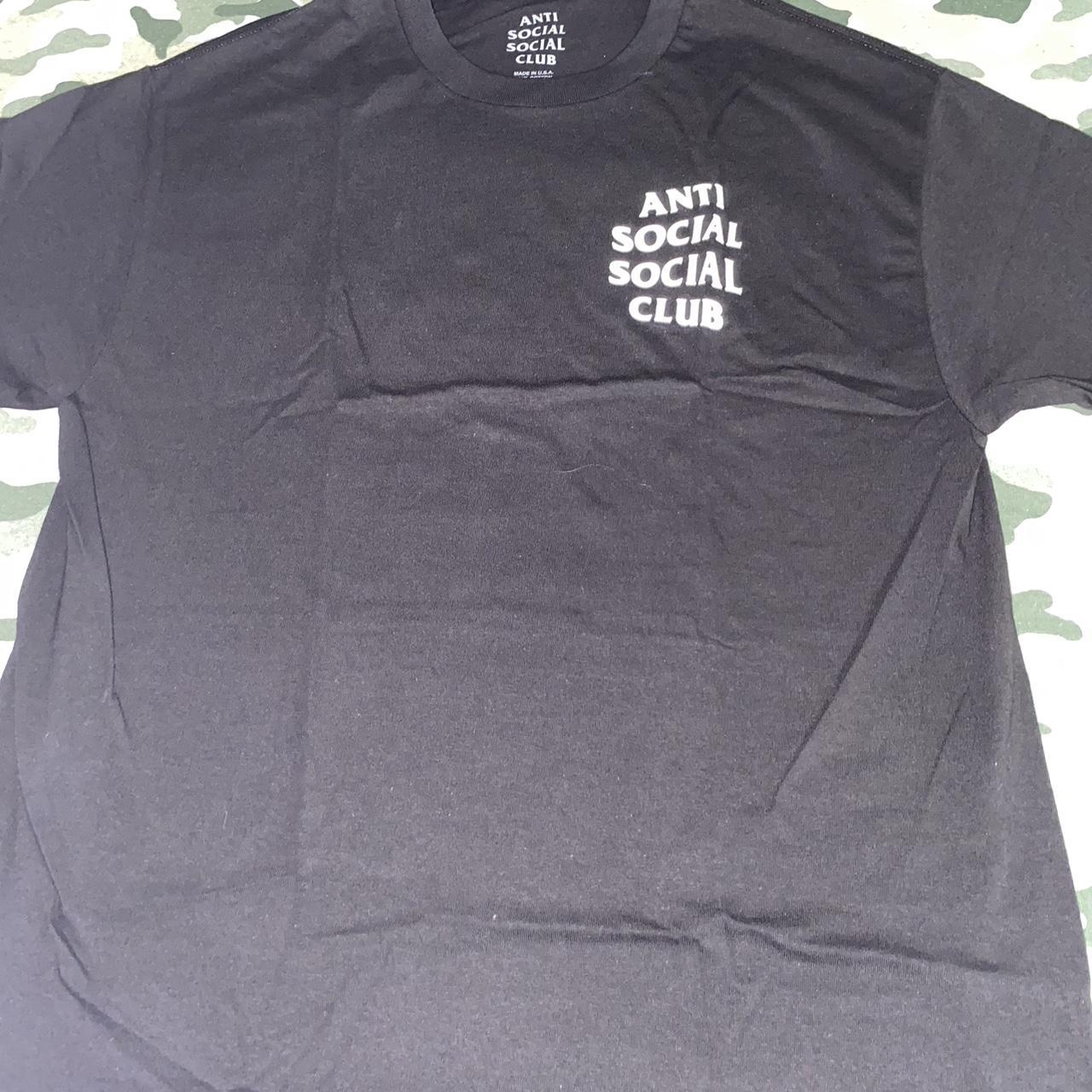 Anti Social Social Club Men's Black and White T-shirt
