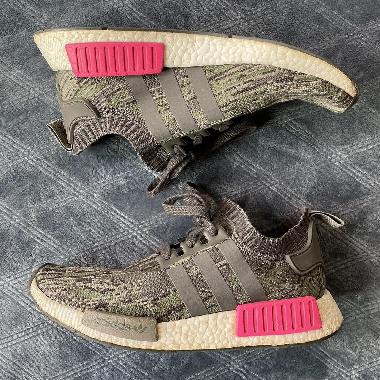 Nmd r1 hotsell green glitch camo