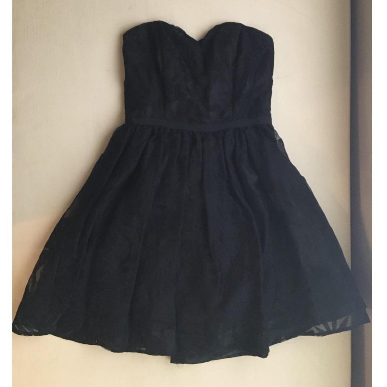 Guess Black Strapless Dress