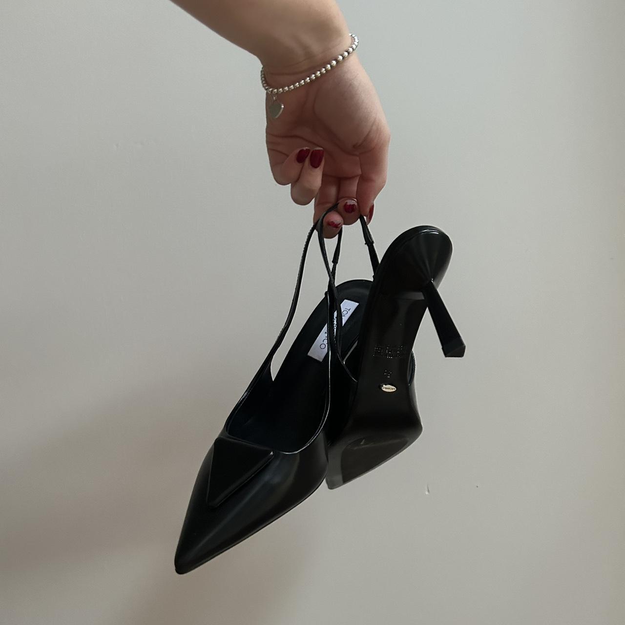 SIZE 5.5 AU Tony Bianco Kitten Heels - Bertie Black... - Depop