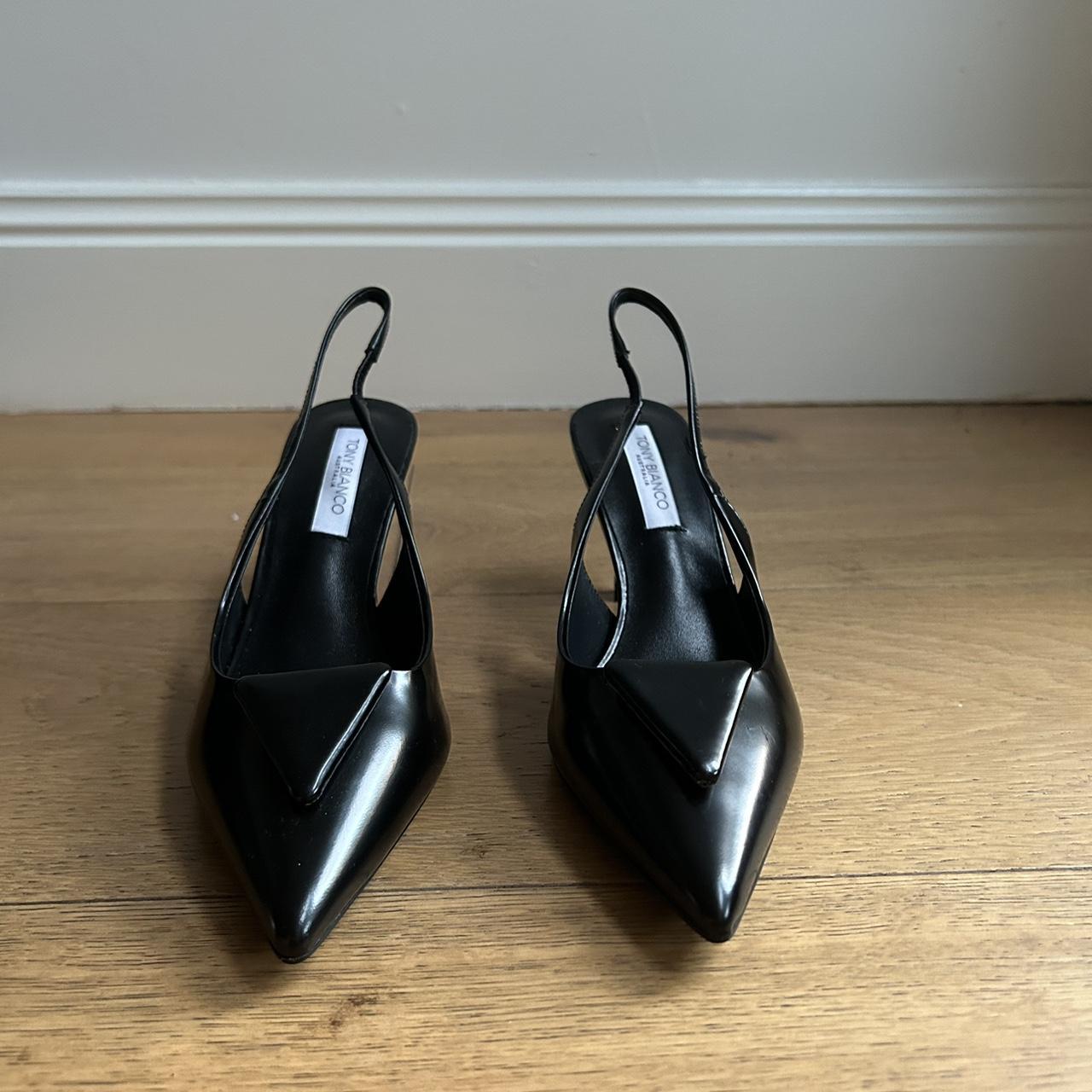 SIZE 5.5 AU Tony Bianco Kitten Heels - Bertie Black... - Depop