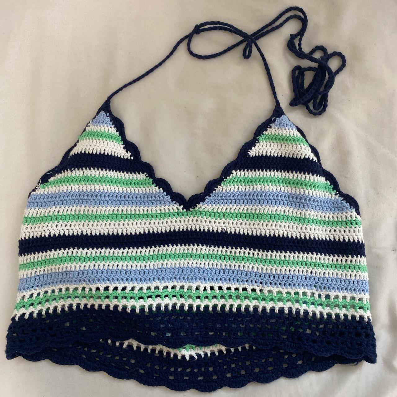 Aerie Crochet Top With tags never worn Size... - Depop