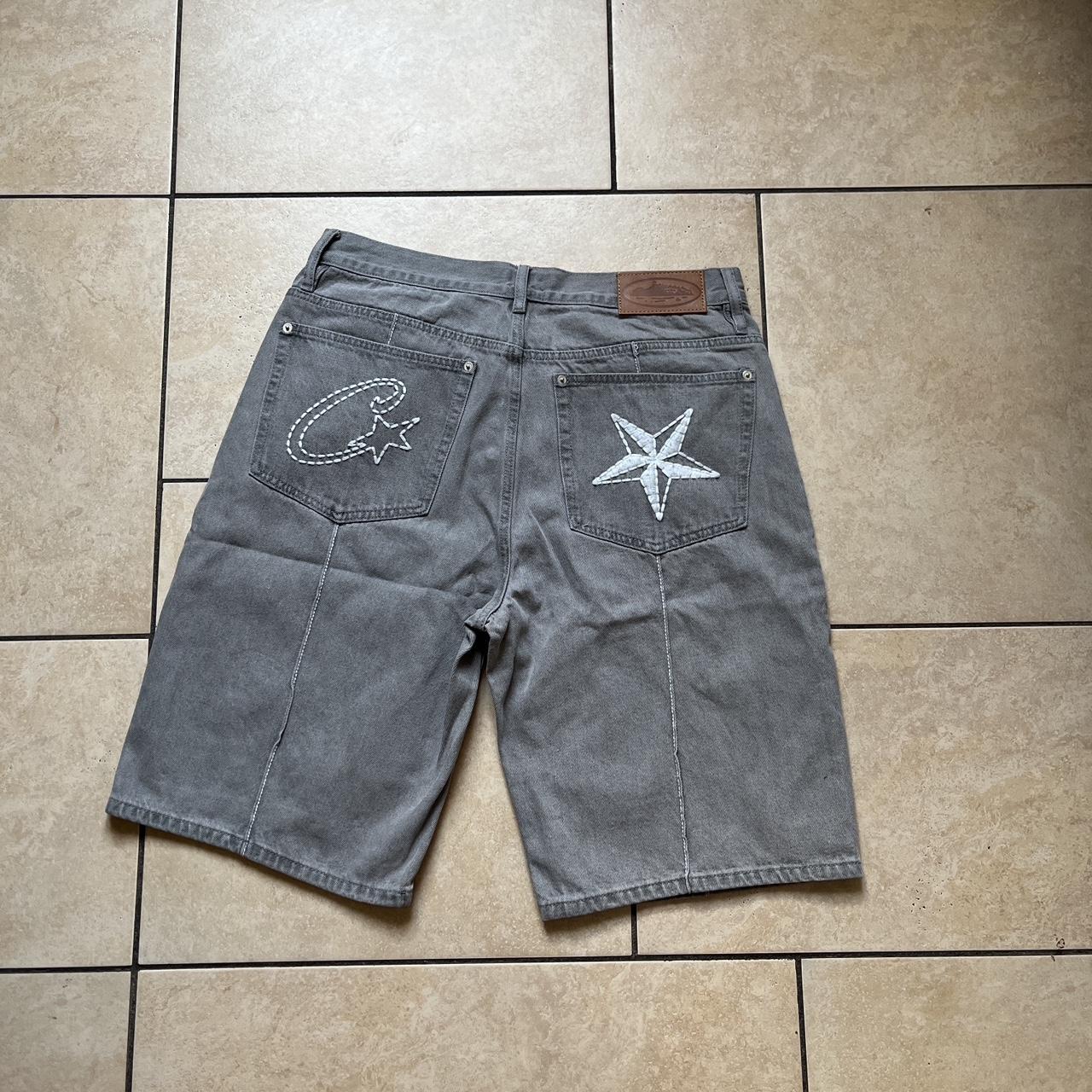 パンツ CZ SRT 1.0 WAXED GREY JORTS Corteiz Jorts C-star color grey size M cotton and | Depop