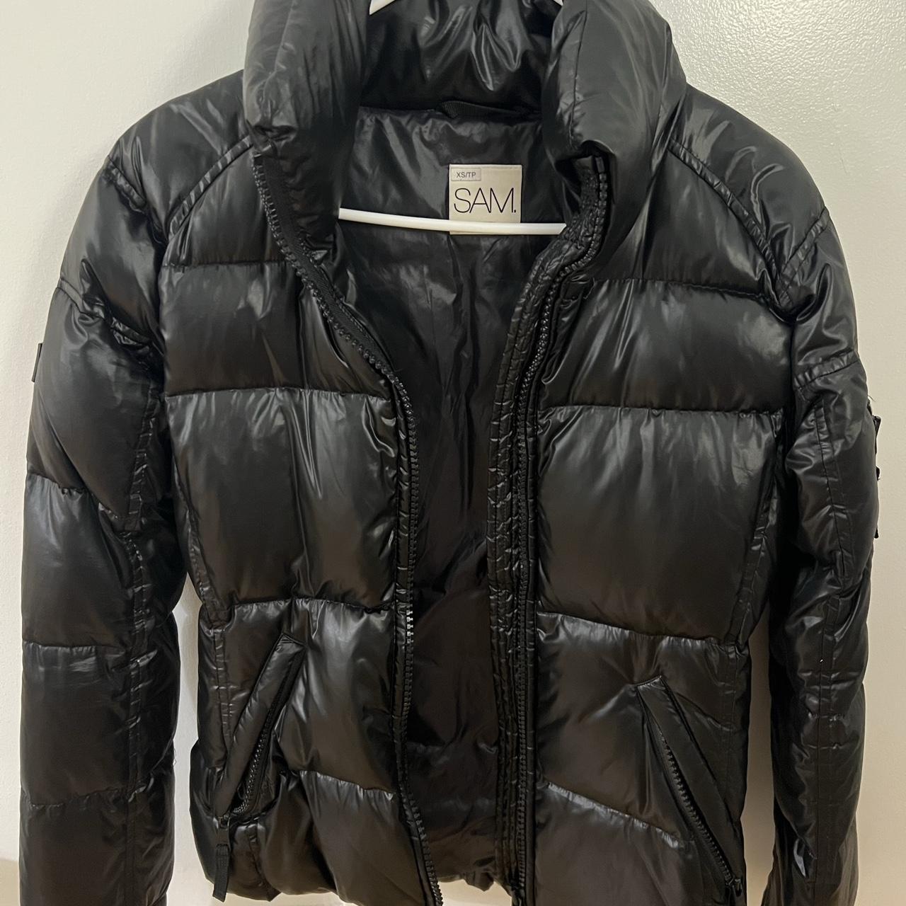 SAM Black Puffer Jacket Size XS #sam #sampuffer... - Depop