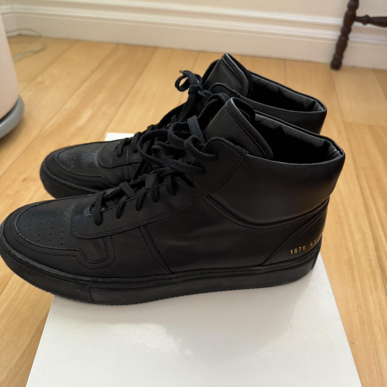 Common Projects Bball High triple black Size EU41 Depop