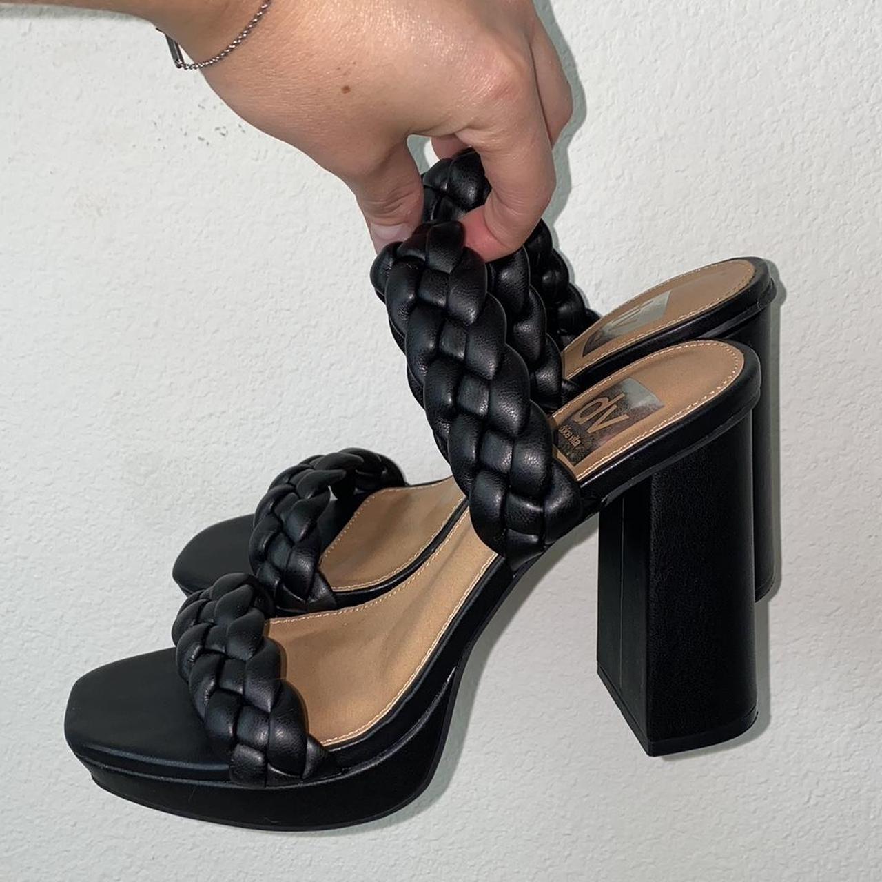 dolce vita black heels