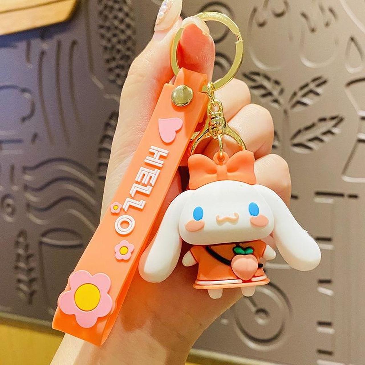 Sanrio Cinnamoroll Peach Pink Keyring, Bag Chain,... - Depop