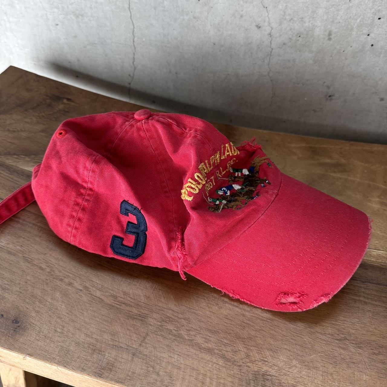 【希少レア】90s Ralph Lauren Red Cap アメリカ製 90s Polo Ralph Lauren ポロ ラルフローレン ワン