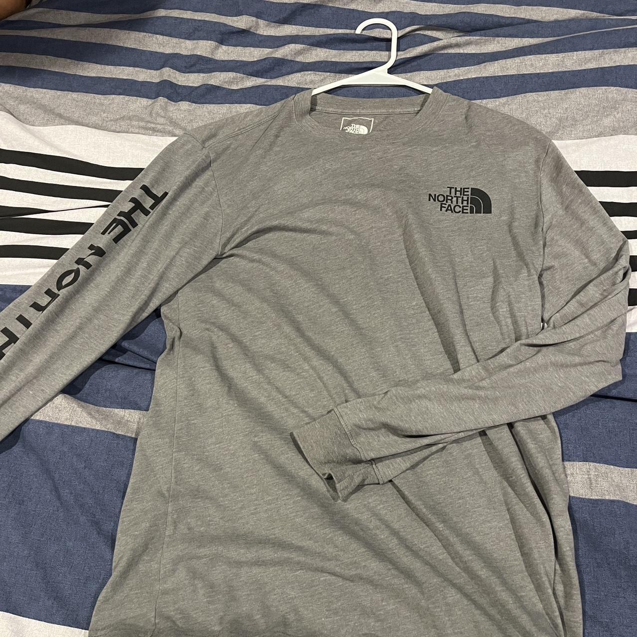 The North Face Small Logo long sleeve T-shirt in black