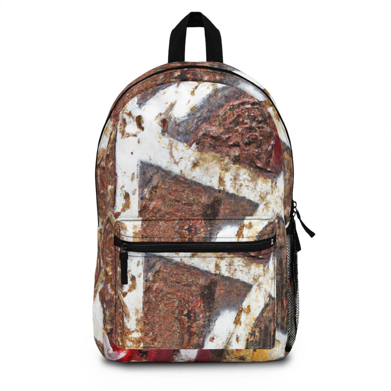 Rose gold marble outlet backpack