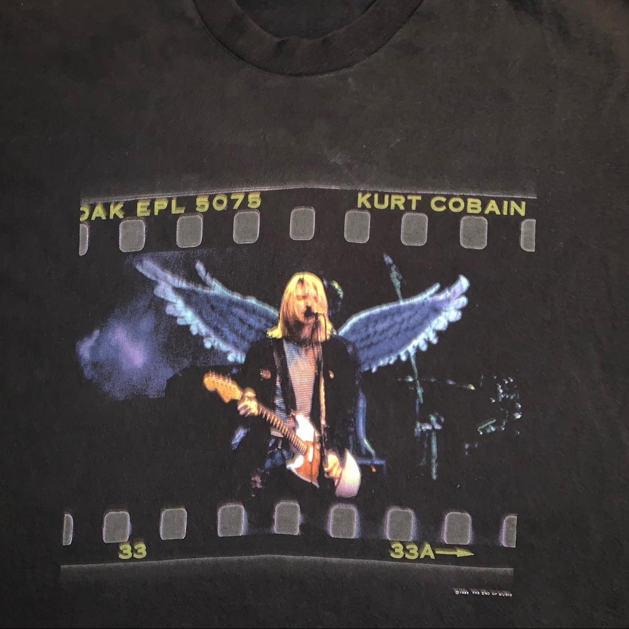 KURT COBAIN NIRVANA ANGEL VINTAGE 1999 t shirt size...