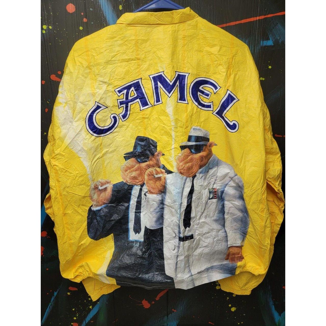 This vintage 1992 Joe Camel Dupont Tyvek Zip Up | Depop