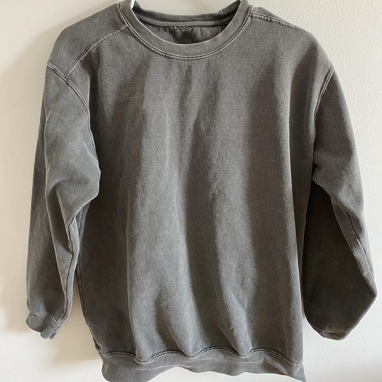 Womens dark grey online sweatshirt